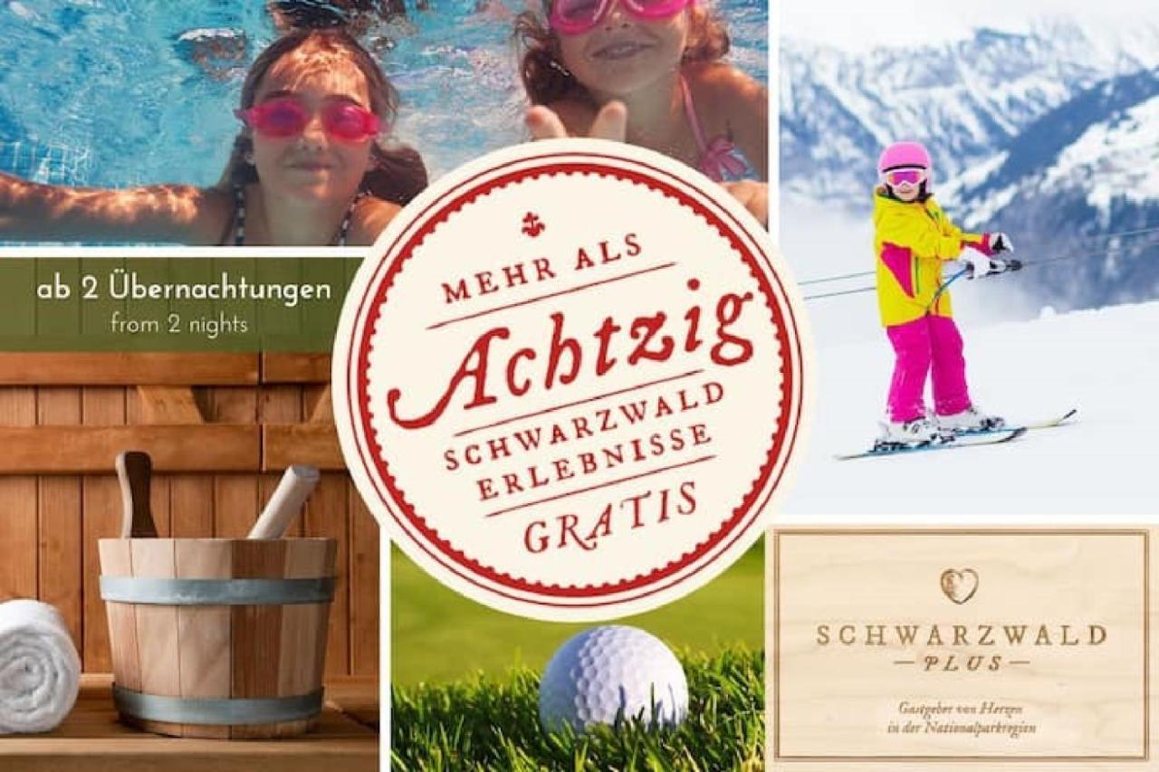 Ferienwohnung, Sauna & Gaestekarte Gratis Im Schwarzwald Baiersbronn Ngoại thất bức ảnh