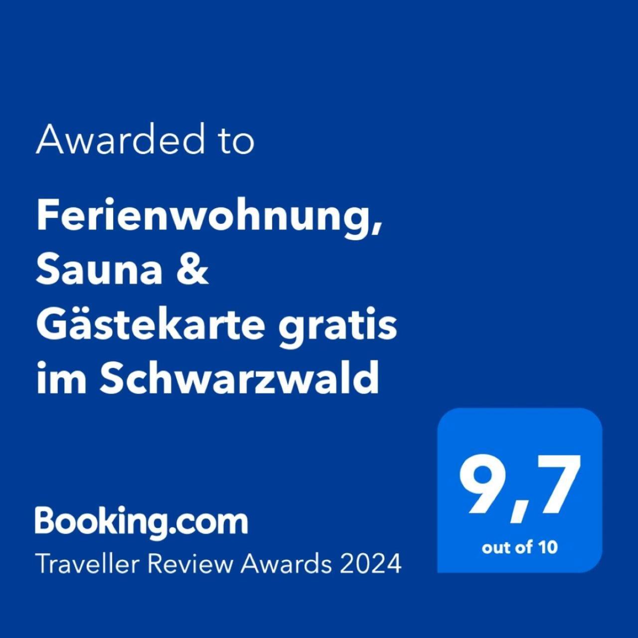 Ferienwohnung, Sauna & Gaestekarte Gratis Im Schwarzwald Baiersbronn Ngoại thất bức ảnh
